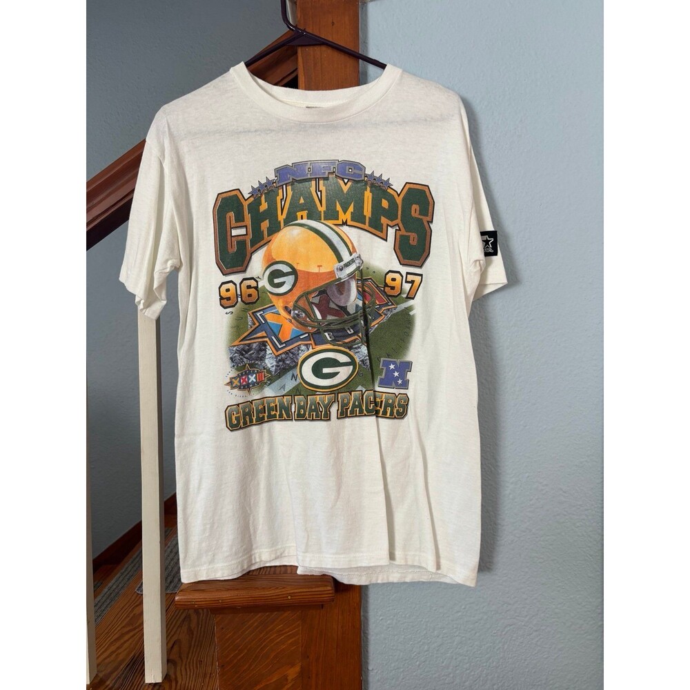 GREEN BAY PACKERS 1997 NFC Champions Starter Shirt, 18/20 youth men’s small